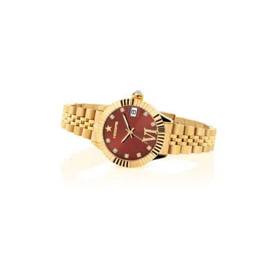 Hoops Donna Watch  2654ld-yg04 30 Mm In Gold