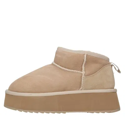 Hoor Boots Beige In Beige Chiari E Naturali