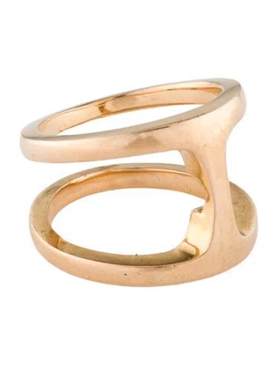 Pre-owned Hoorsenbuhs 18k Dame Phantom Double Row Ring In Multi