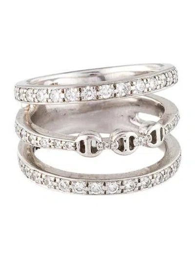 Pre-owned Hoorsenbuhs 18k Diamond Asset Ring In Multi