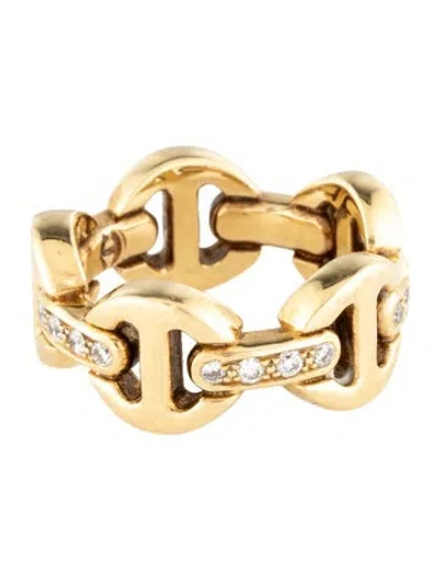Pre-owned Hoorsenbuhs 18k Diamond Classic Dame Link Band In Multicolor