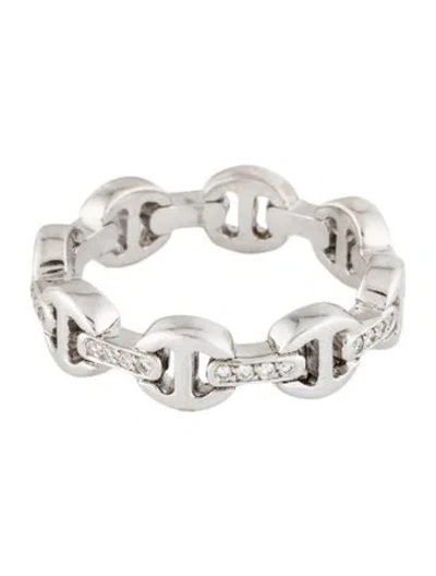 Pre-owned Hoorsenbuhs 18k Diamond Dame Link Band In Multicolor