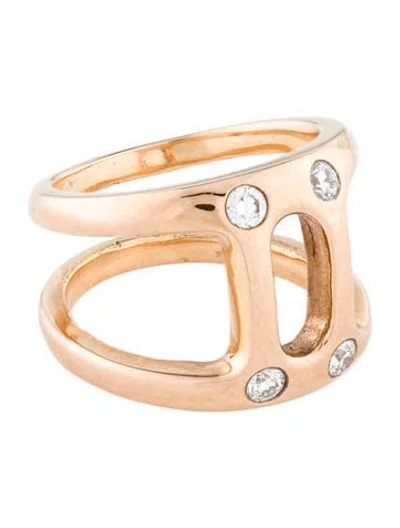 Pre-owned Hoorsenbuhs 18k Diamond Dame Phantom Ii Ring In Multi