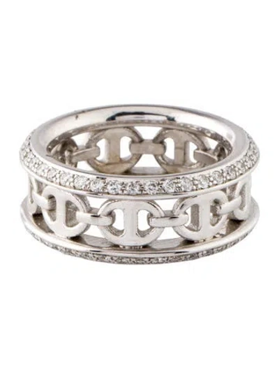 Pre-owned Hoorsenbuhs 18k Diamond Eternity Band In Multi