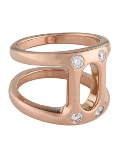 Pre-owned Hoorsenbuhs 18k Diamond Phantom Ring In Multi