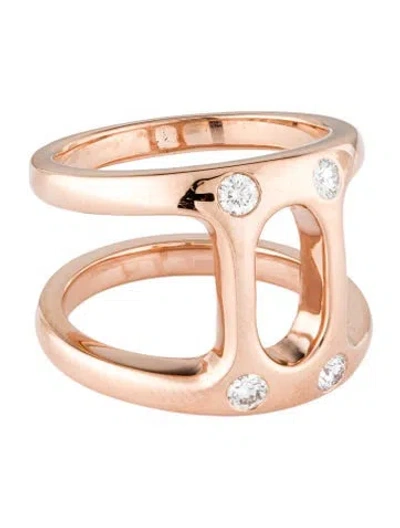 Pre-owned Hoorsenbuhs 18k Diamond Phantom Ring In Multi
