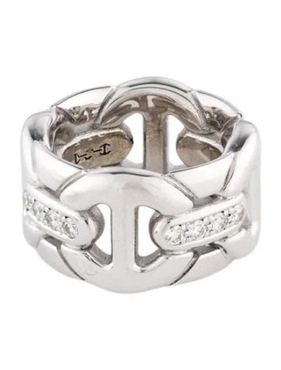 Pre-owned Hoorsenbuhs 18k Diamond Wall-quad Ring In Multi