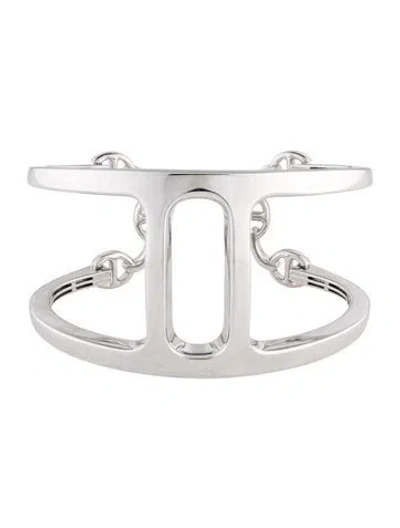 Pre-owned Hoorsenbuhs 18k Phantom Ii Cuff Bracelet, 6" In Multi