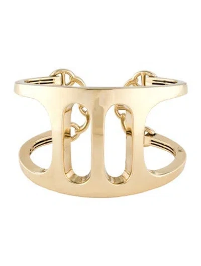 Pre-owned Hoorsenbuhs 18k Phantom Iii Cuff Bracelet, 5.75" In Multi
