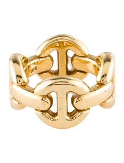 Pre-owned Hoorsenbuhs 18k Quad Link Band In Multi