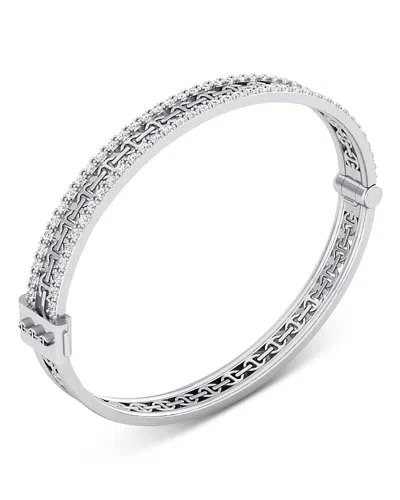 Hoorsenbuhs 18k White Gold Chassis I Bracelet With Diamonds, 1.20 Ct. T. W.