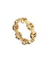 Hoorsenbuhs 18k Yellow Gold Heritage Chain Link Ring In Gold