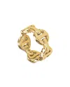 Hoorsenbuhs 18k Yellow Gold Heritage Classic Link Ring In Gold