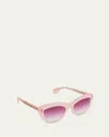 Hoorsenbuhs 24k Gold & Acetate Cat-eye Sunglasses In Pink