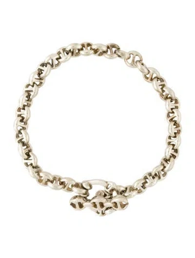 Pre-owned Hoorsenbuhs 5mm Open-link™ Bracelet, 6.75" In Multi