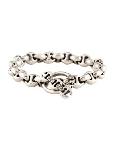 Pre-owned Hoorsenbuhs Diamond 10mm Open-link™ Bracelet, 7" In Multicolor
