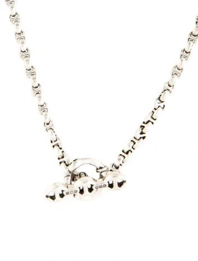 Pre-owned Hoorsenbuhs Diamond Micro Open-link Chain Necklace, 20" In Multicolor