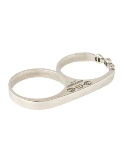 Pre-owned Hoorsenbuhs Double Knuckle Ring In Multicolor