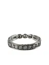 Hoorsenbuhs Engraved Metal Ring In Metallic