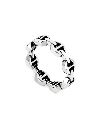 Hoorsenbuhs Sterling Silver Heritage Chain Link Ring