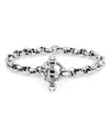 Hoorsenbuhs Sterling Silver Open Link Bracelet With Diamond, 0.03 Ct. T. W. In Silver
