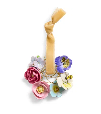 Hop Skip & Flutter Porcelain Flower Rings Tree Decoration