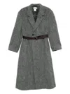 Hope Abolish Belted Coat In Gray