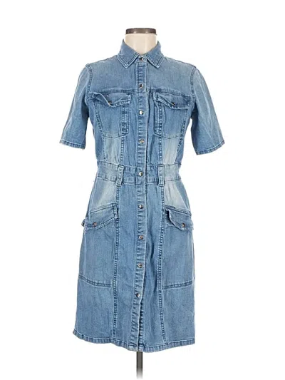 Pre-owned Hope & Harlow Casual Dress In Blue