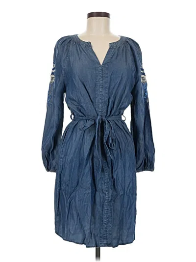 Pre-owned Hope & Harlow Casual Dress In Blue