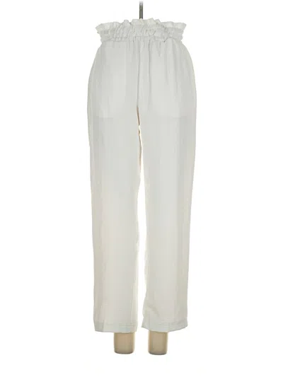 Pre-owned Hope & Harlow Casual Pants In Ivory