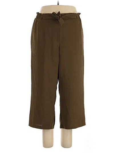 Pre-owned Hope & Harlow Khaki Pant In Brown