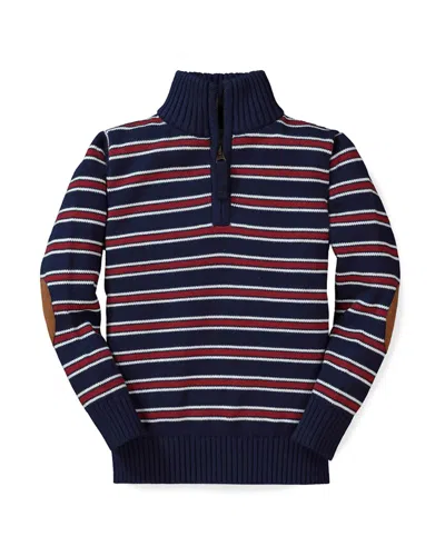 Hope & Henry 1/4-zip Sweater In Multi