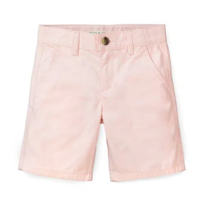 Hope & Henry Baby Boys' Chino Short, Infant In Light Pink