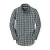 Hope & Henry Baby Boys' Poplin Button Down Shirt, Infant In Black Gingham