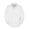 Hope & Henry Baby Boys' Poplin Button Down Shirt, Infant In Bright White