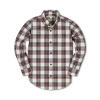 Hope & Henry Baby Boys' Stretch Poplin Button Down Shirt, Infant In Ivory Holiday Tartan