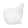 Hope & Henry Baby Brimmed Linen Bonnet, Infant In Soft White Linen