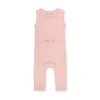 Shop Hope & Henry Baby Cinched Waist Sweater Romper, Infant In Light Pink Rib