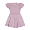 Hope & Henry Girls' Organic Flutter Sleeve Sweater Dress, Toddler In Lavender Marl