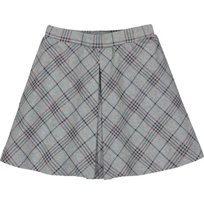 Hope & Henry Baby Girls' Ponte Schoolgirl Skort, Infant In Gray