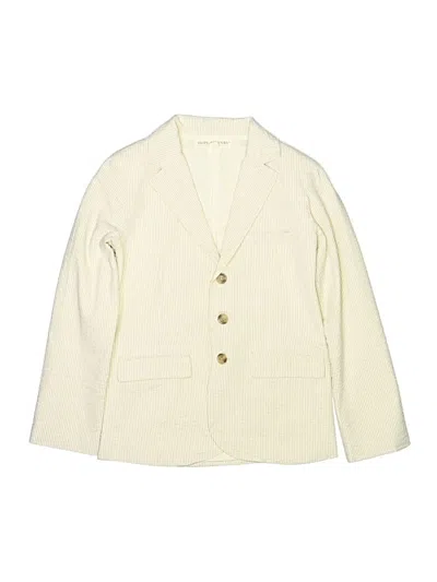 Pre-owned Hope & Henry Kids' Blazer Jacket In Ivory