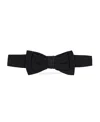 Hope & Henry Kids' Classic Sateen Bow Tie In Black