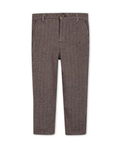 Hope & Henry Boys' Fleece Suit Pants - Little Kid, Big Kid In Brown