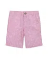 Hope & Henry Boys' Heirloom Linen Blend Short - Little Kid, Big Kid In Pink
