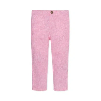Hope & Henry Babies'  Boys' Linen Suit Pant, Toddler In Rose Linen