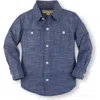 HOPE & HENRY HOPE & HENRY BOYS' ORGANIC CHAMBRAY SHIRT, KIDS