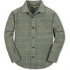 Hope & Henry Boys' Organic Flannel Shirt, Kids In Green