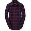 Hope & Henry Boys' Organic Flannel Shirt, Kids In Red