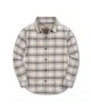 Hope & Henry Boys' Organic Flannel Shirt, Kids In Gray