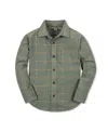 Hope & Henry Boys' Organic Flannel Shirt, Kids In Green
